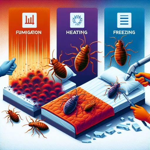 תרסיסים, קיטור או הקפאה? השוואת שיטות מול פשפש המיטה